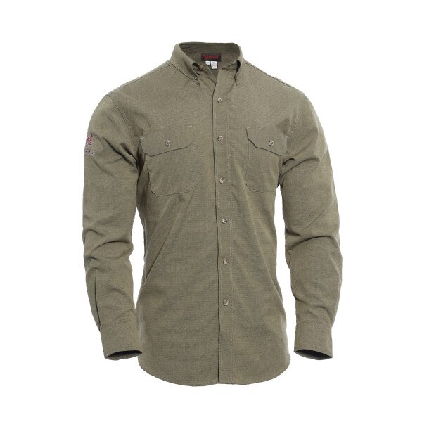 DRIFIRE 4.4 FR Ripstop Work Shirt in Khaki